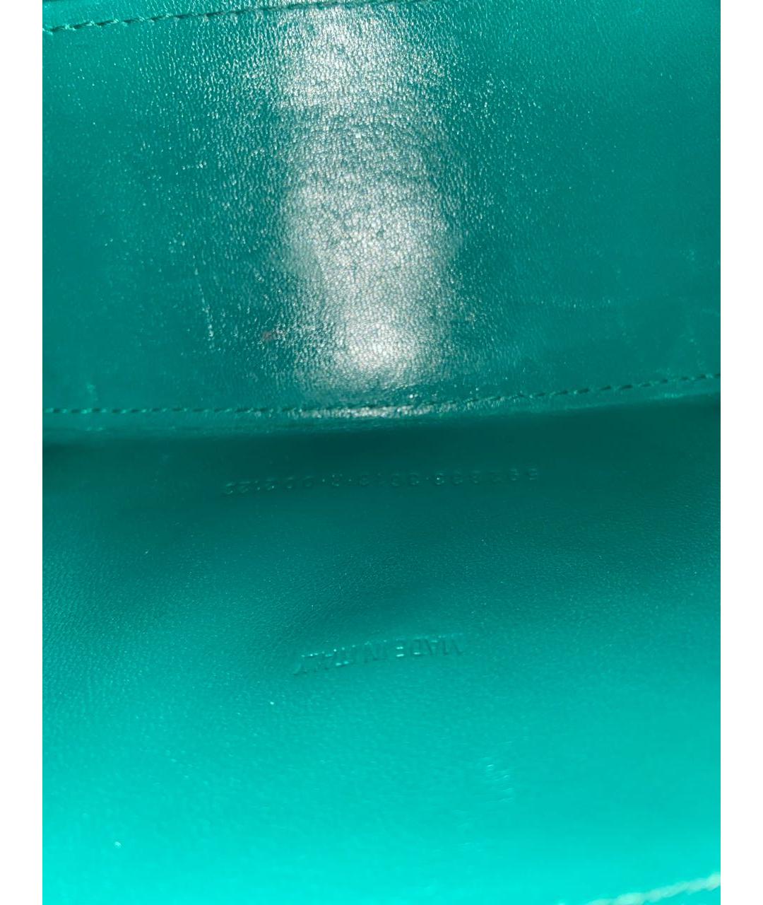 BALENCIAGA Зеленая кожаная сумка через плечо, фото 7