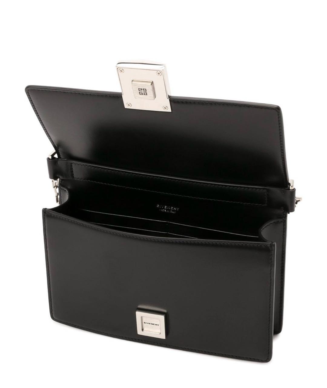 GIVENCHY Черная кожаная сумка через плечо, фото 4