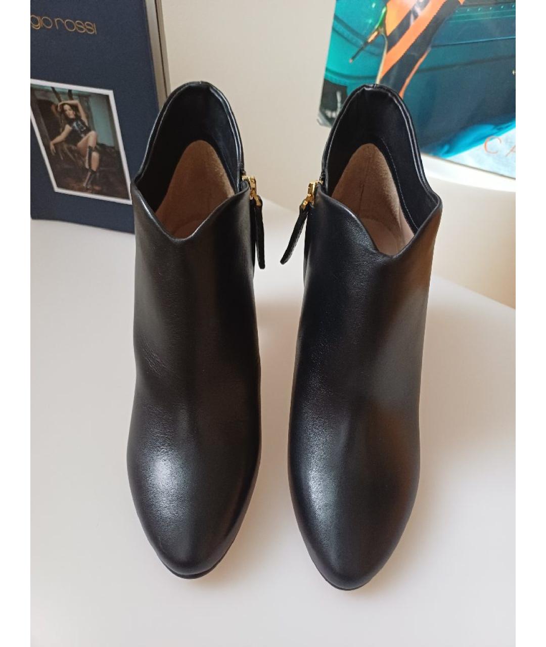 CHLOE Черные кожаные ботильоны, фото 7
