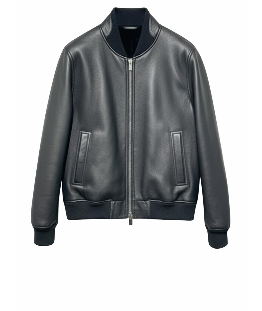 EMPORIO ARMANI Черная меховая дубленка/шуба, фото 1