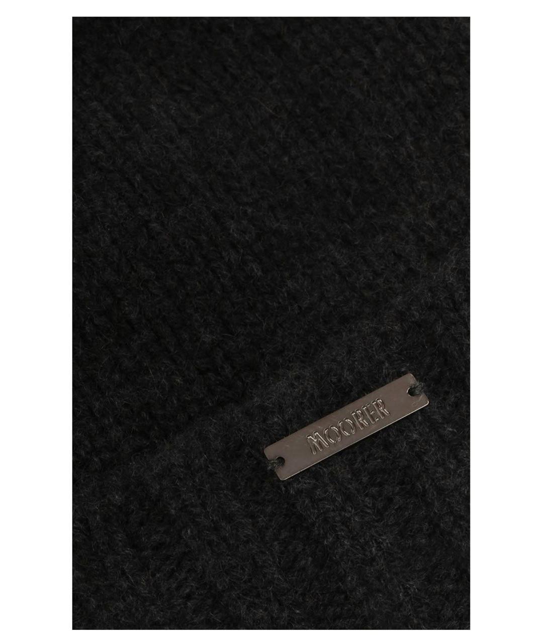 MOORER Серая кашемировая шапка, фото 3