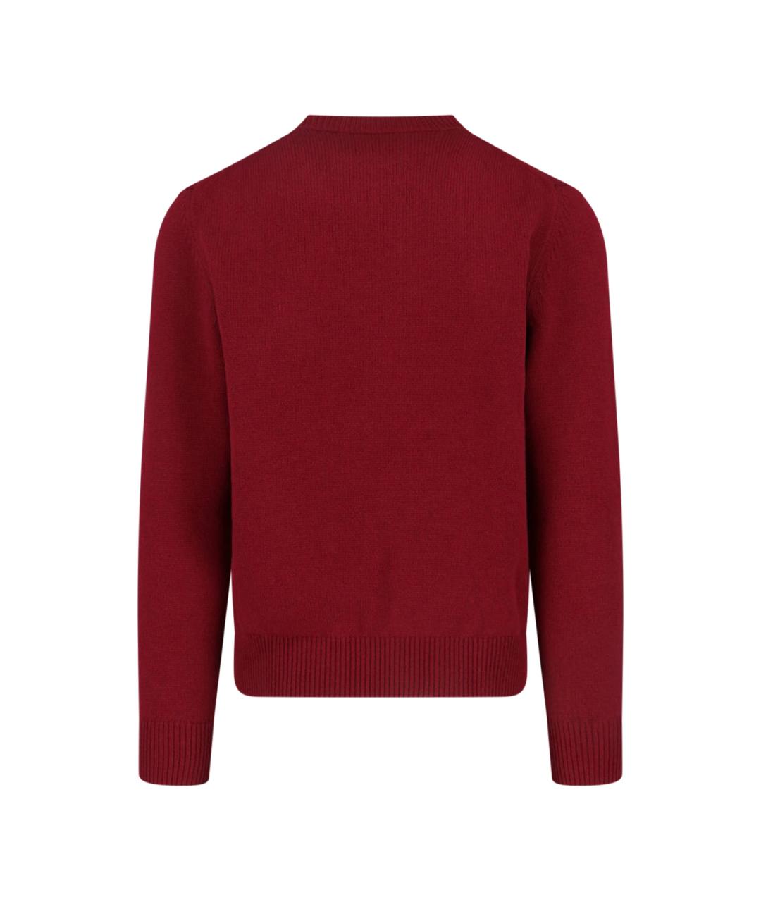 GUCCI Красный кашемировый джемпер / свитер, фото 2