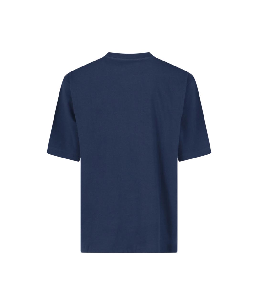GUCCI Синяя хлопковая футболка, фото 2