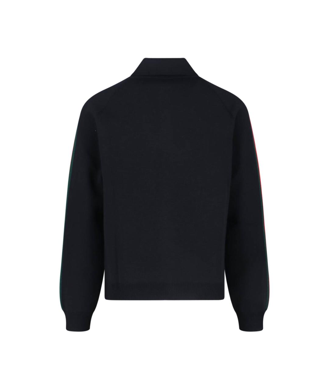 GUCCI Черный шерстяной кардиган, фото 2