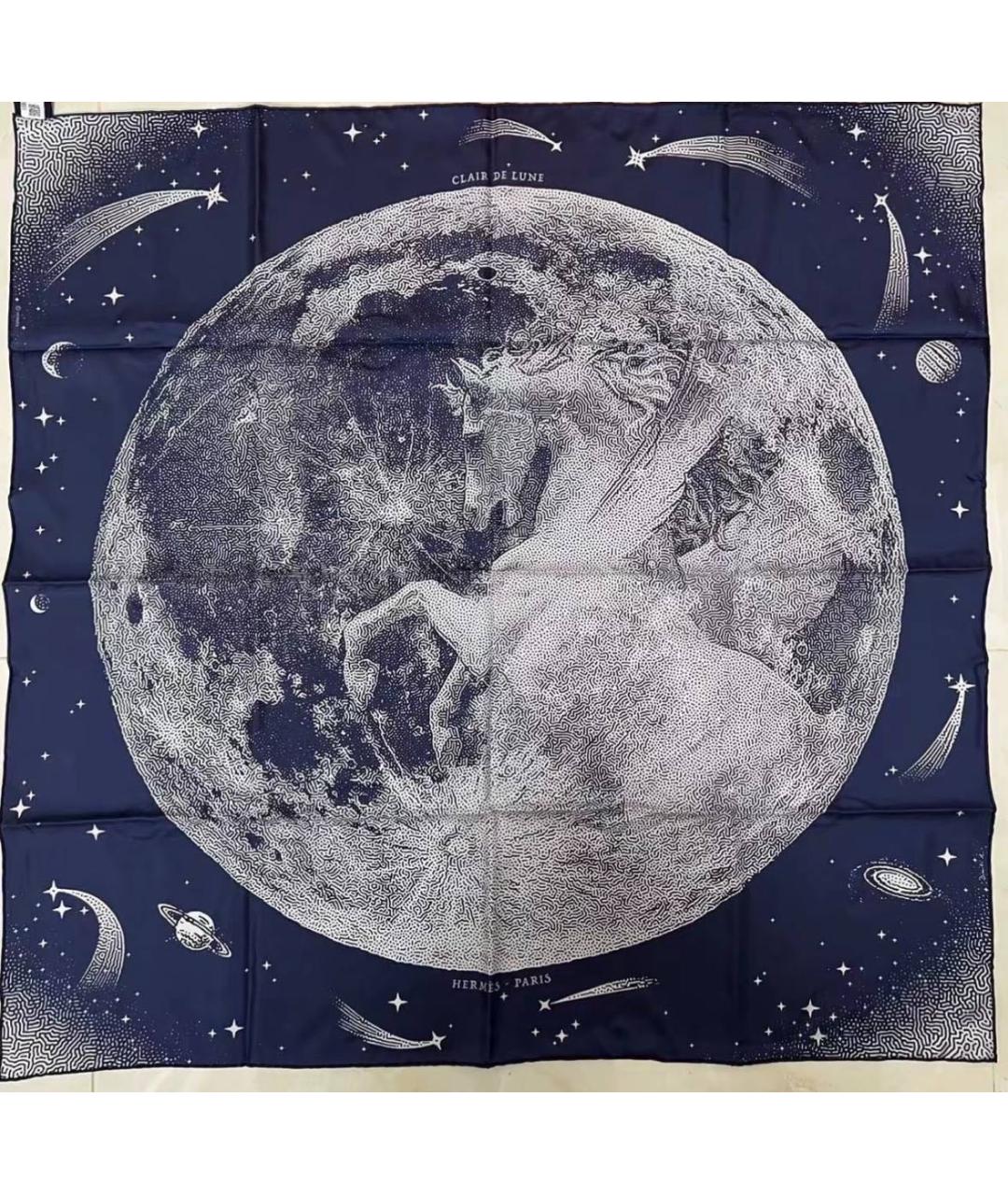 HERMES Мульти шелковый платок, фото 2