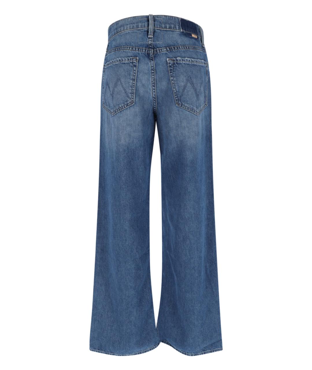 MOTHER Синие хлопковые джинсы клеш, фото 2