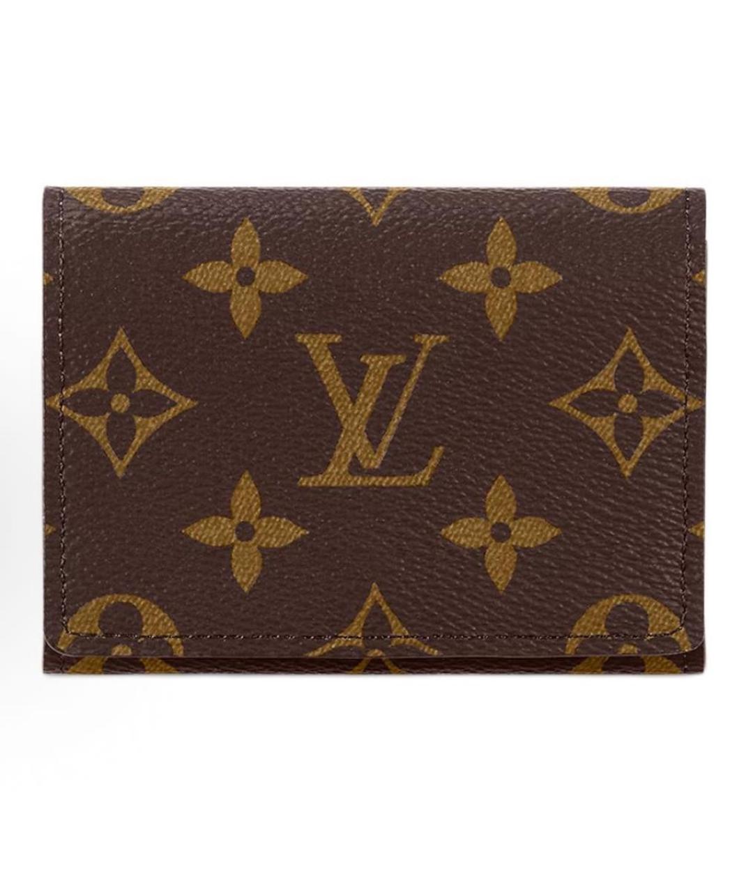 LOUIS VUITTON Коричневый кошелек, фото 4