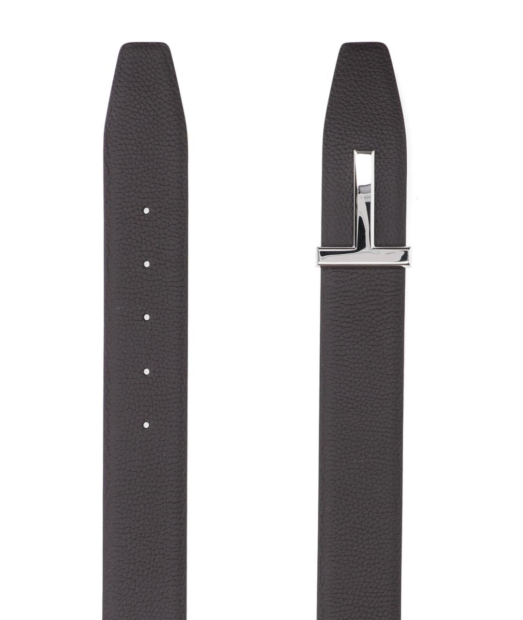 TOM FORD Коричневый кожаный ремень, фото 2