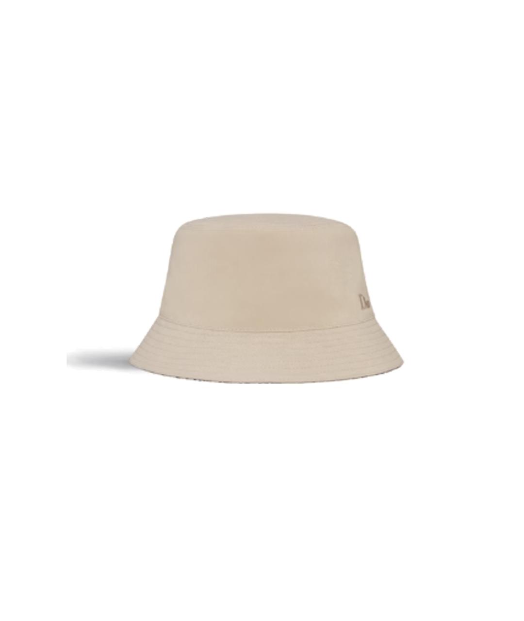 CHRISTIAN DIOR Бежевая хлопковая шляпа, фото 2