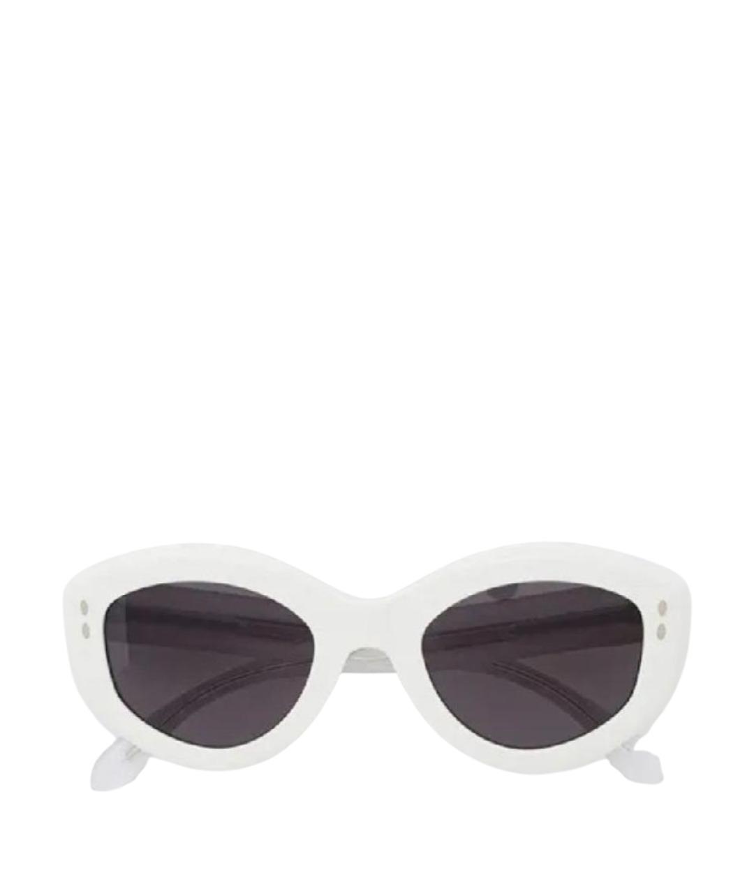 ISABEL MARANT Белые пластиковые солнцезащитные очки, фото 1