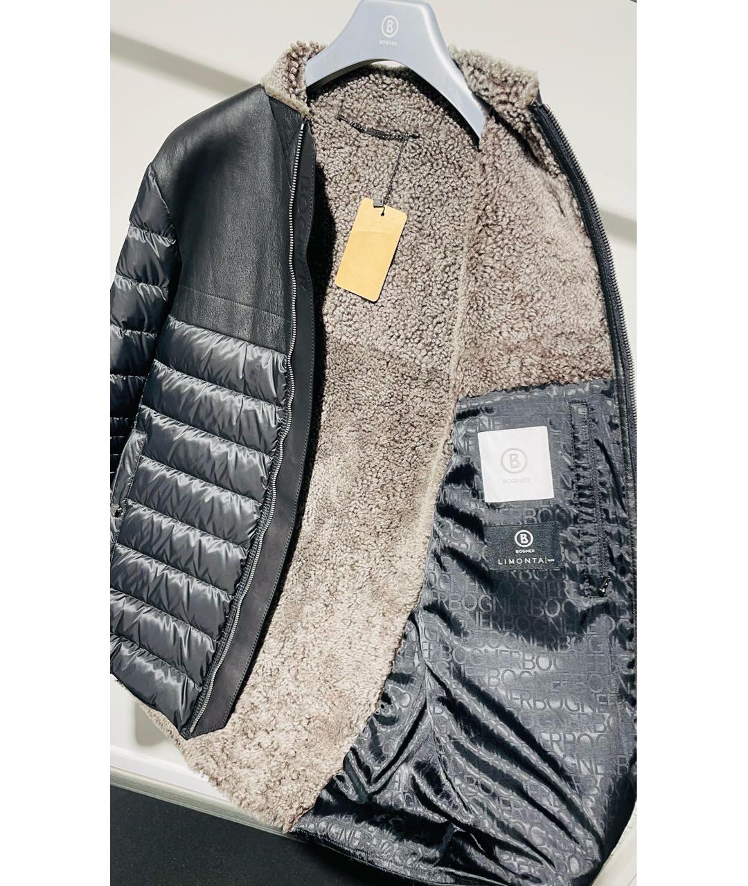 BOGNER Коричневая меховая дубленка/шуба, фото 3