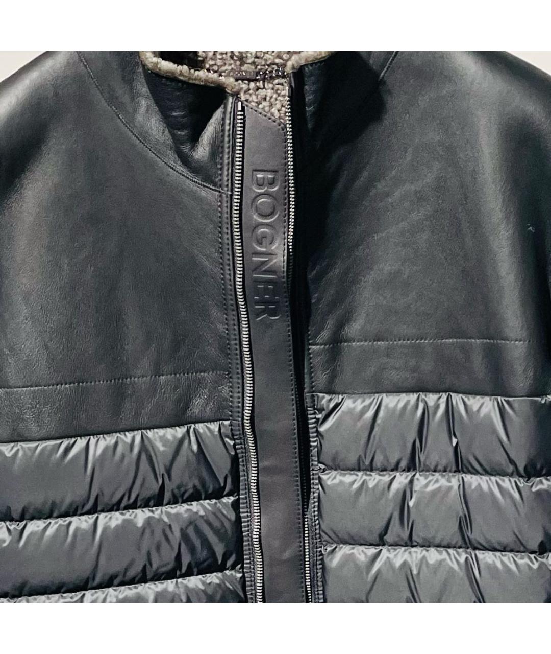 BOGNER Коричневая меховая дубленка/шуба, фото 4