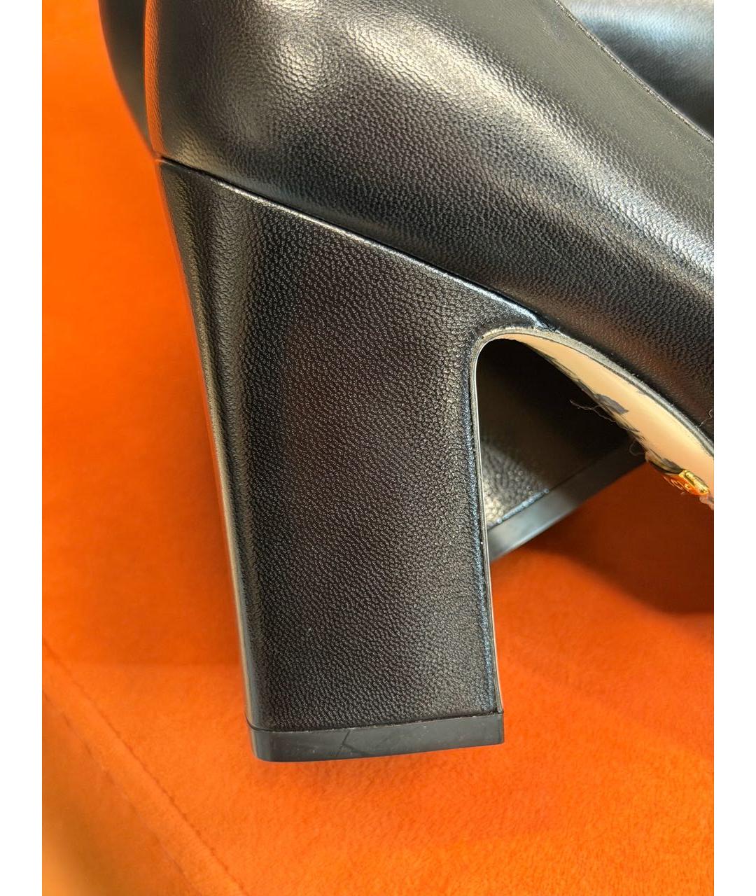 GUCCI Черные кожаные ботильоны, фото 8