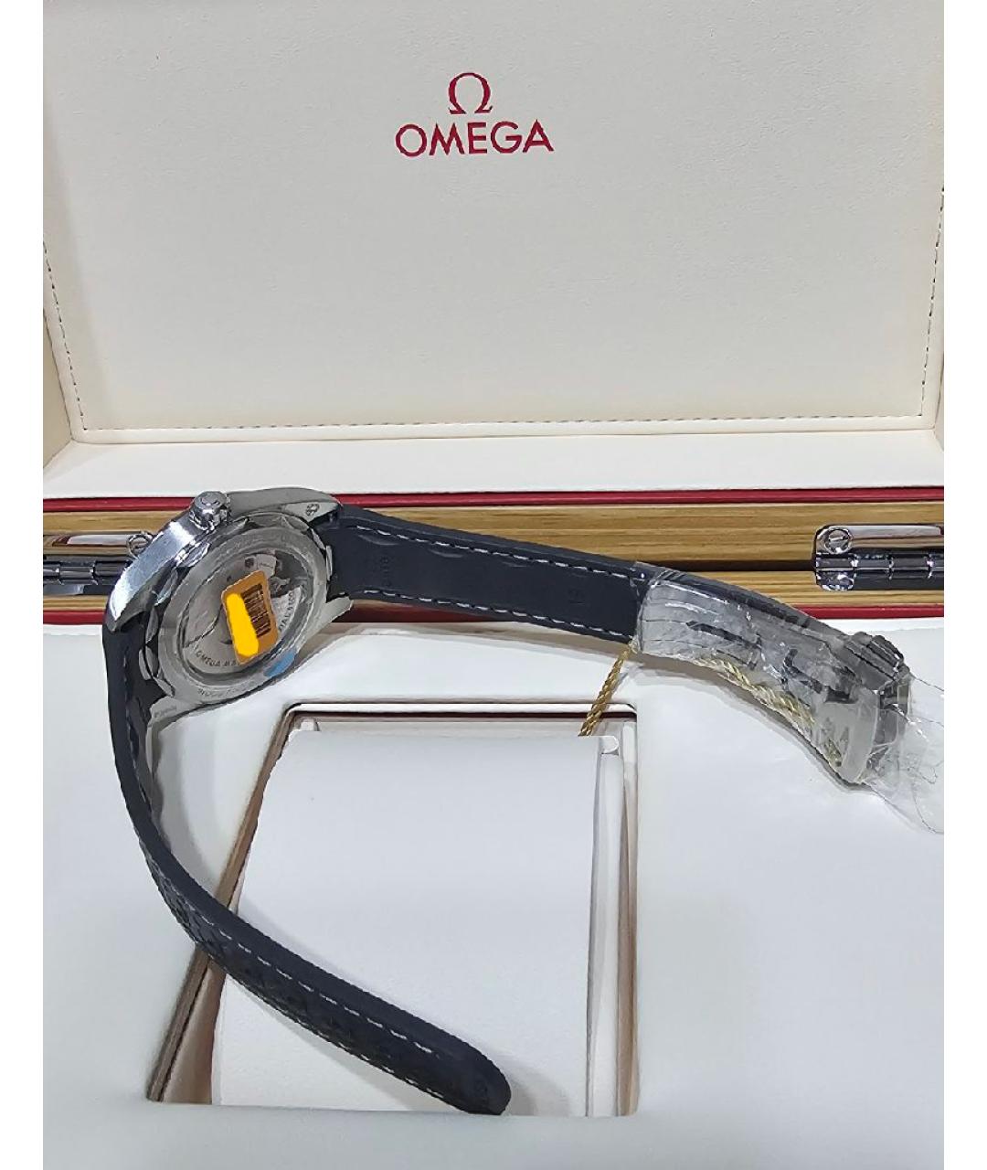 OMEGA Серебряные металлические часы, фото 3