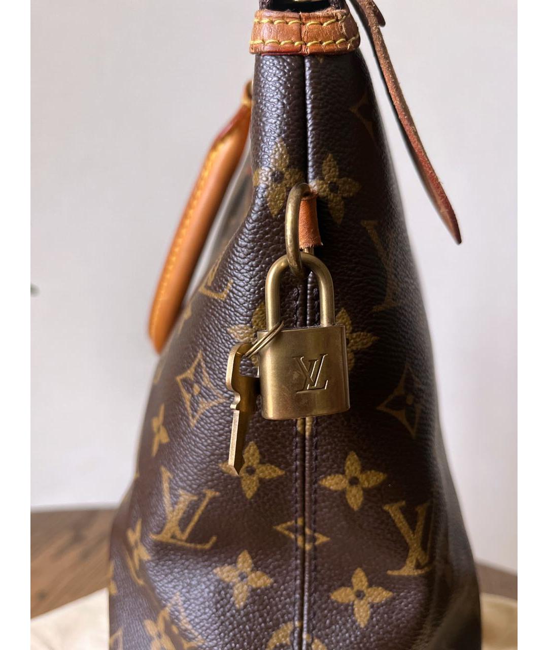 LOUIS VUITTON Коричневая сумка через плечо, фото 8