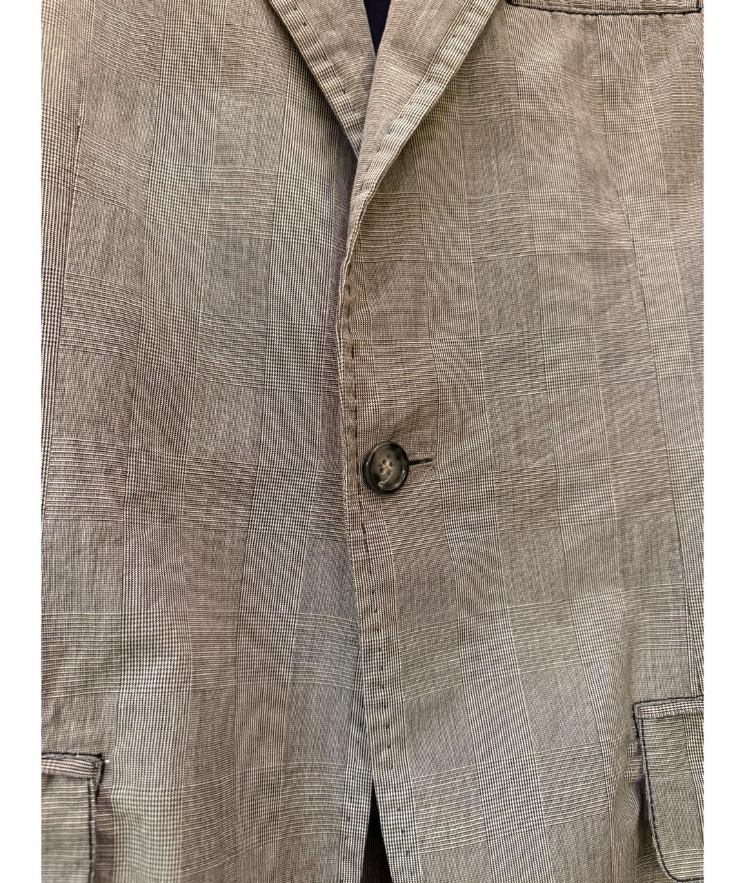 ICEBERG Серый хлопковый пиджак, фото 4