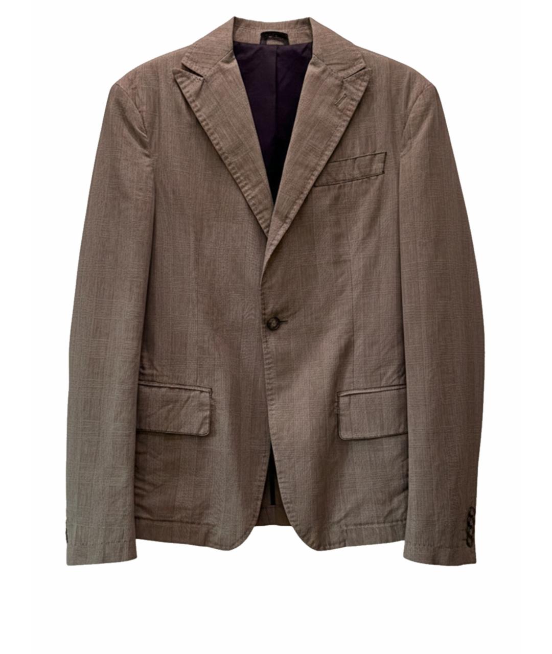 ICEBERG Серый хлопковый пиджак, фото 1