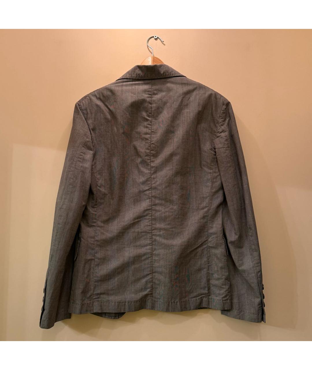 ICEBERG Серый хлопковый пиджак, фото 2