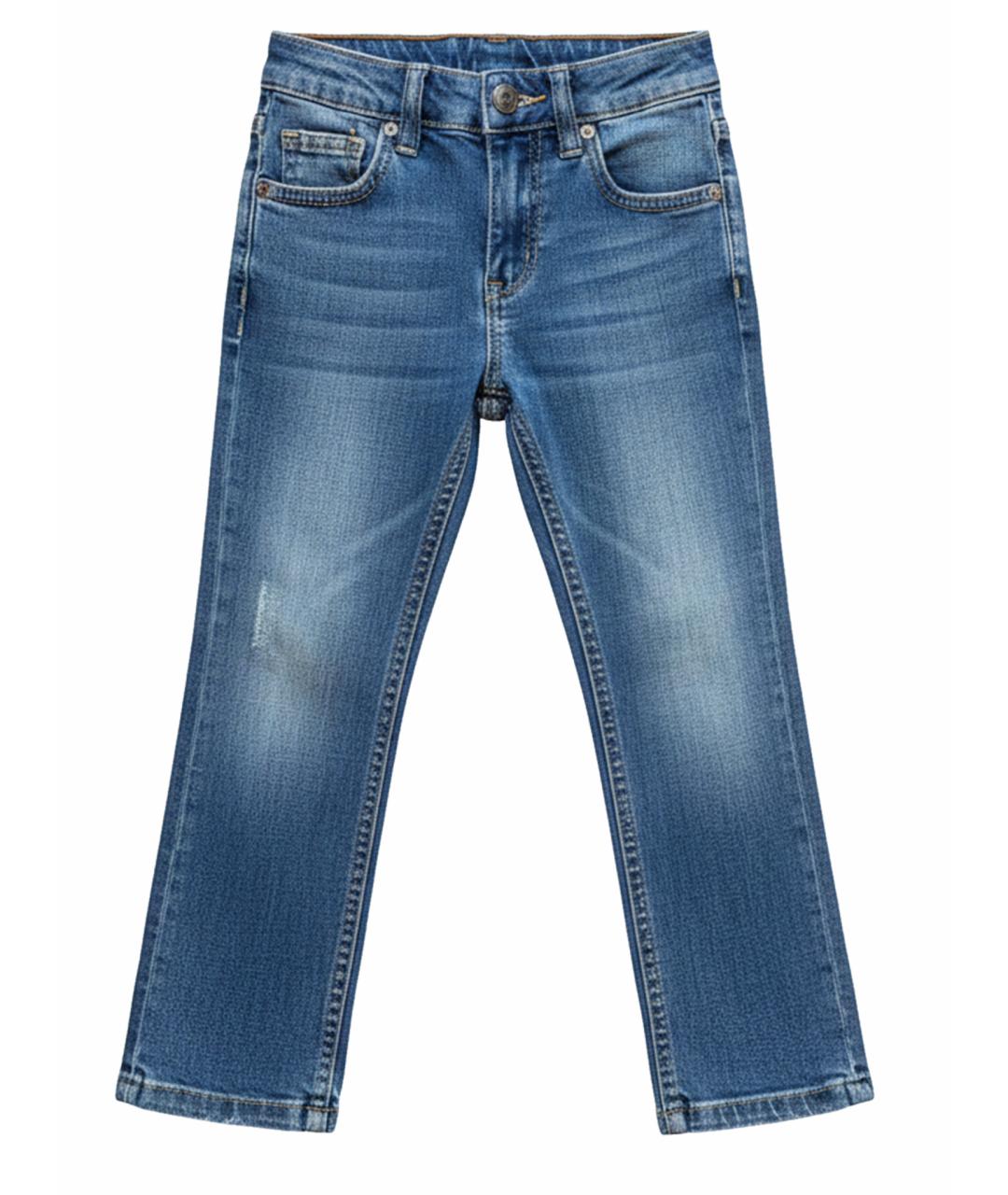 PHILIPP PLEIN Синие хлопковые детские джинсы, фото 1