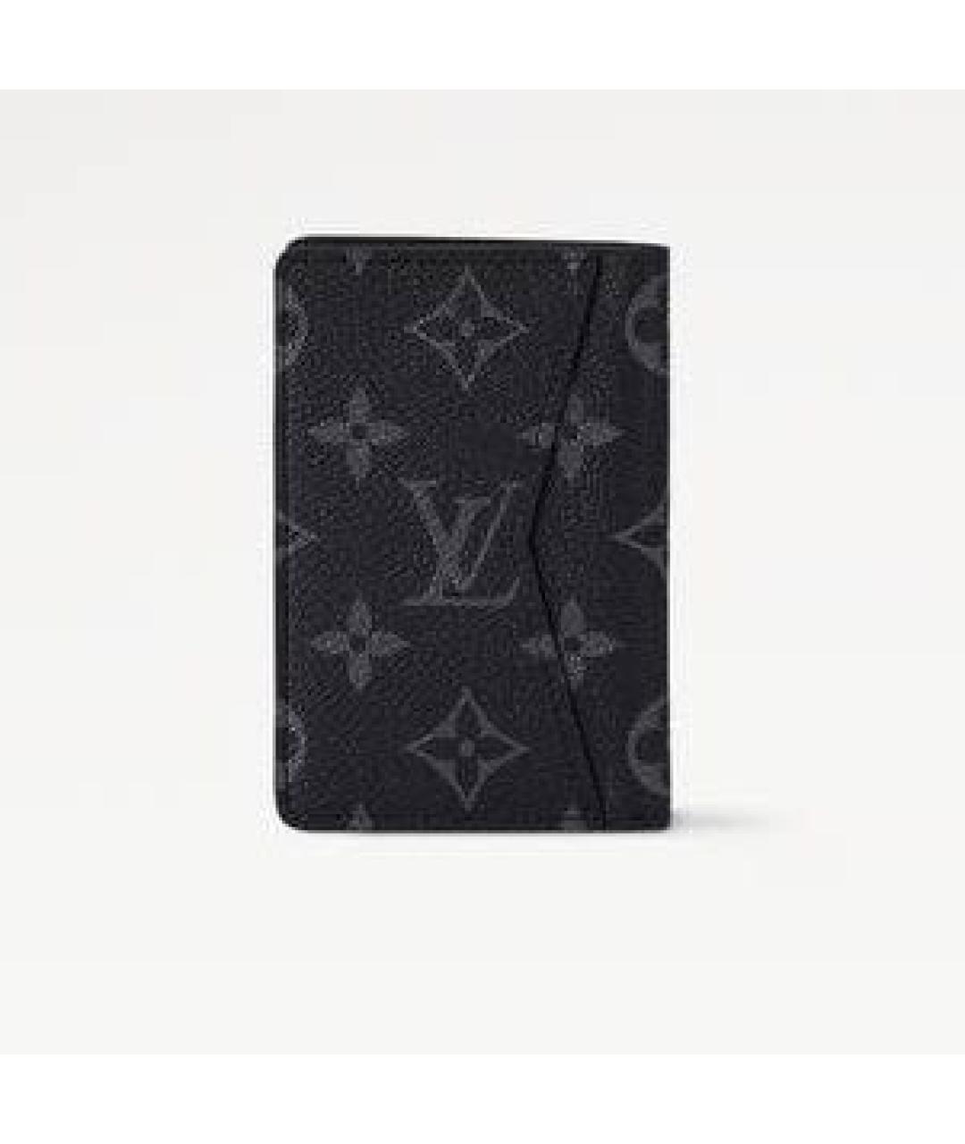LOUIS VUITTON Черный кошелек, фото 5
