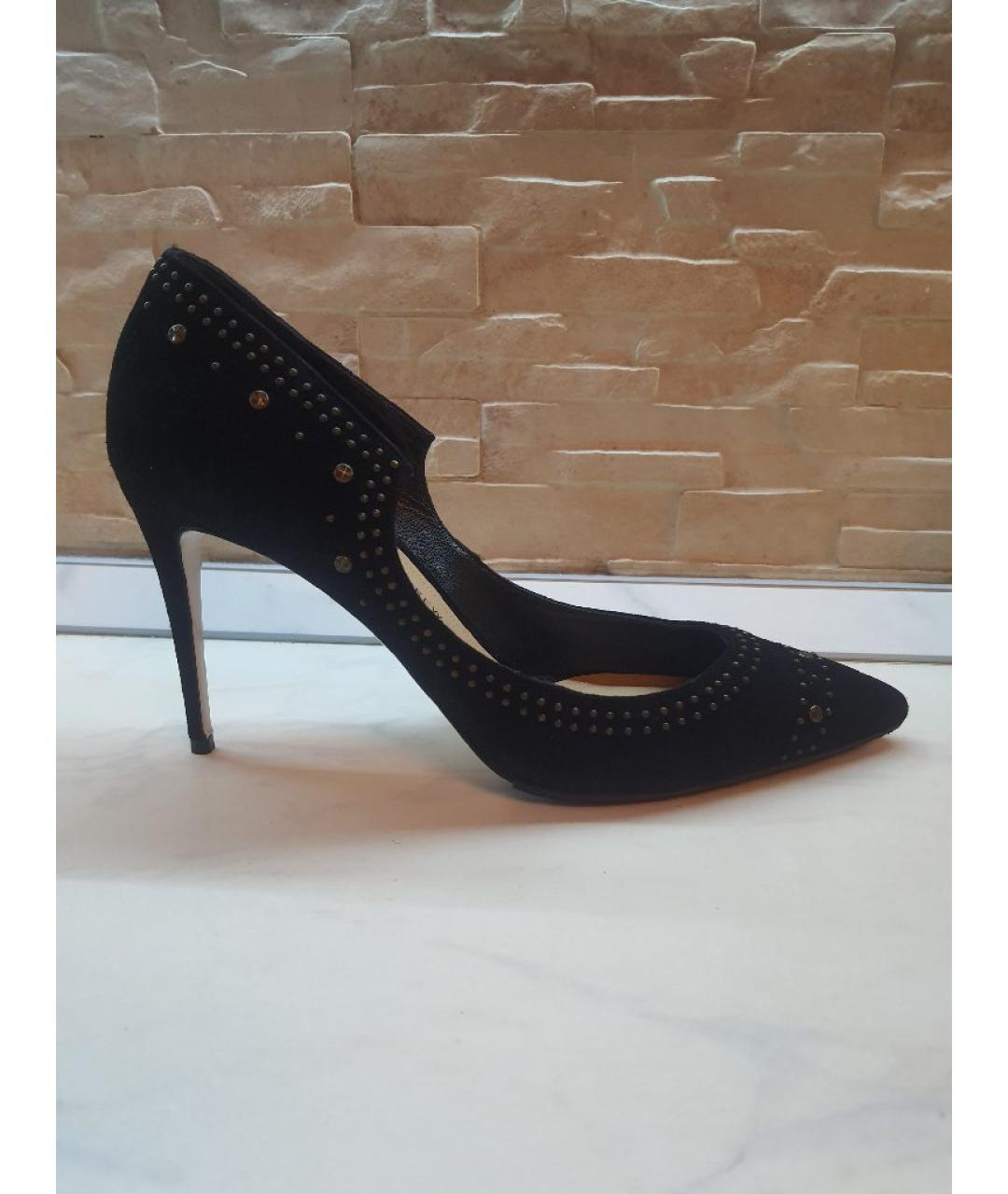 PAUL ANDREW Черные замшевые туфли, фото 7