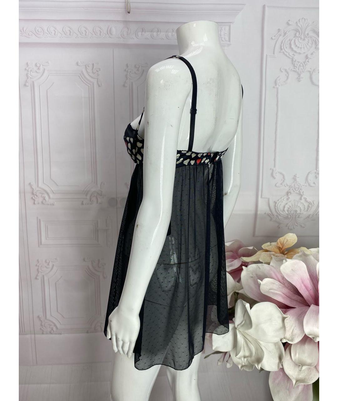 DOLCE&GABBANA Черное полиамидовое платье, фото 6