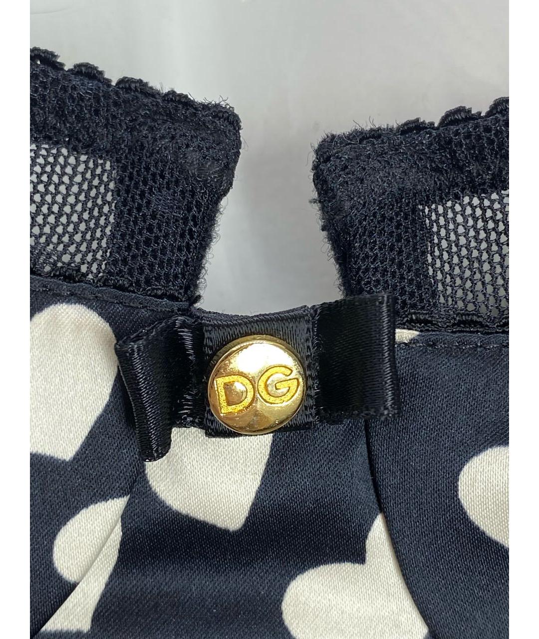 DOLCE&GABBANA Черное полиамидовое платье, фото 4