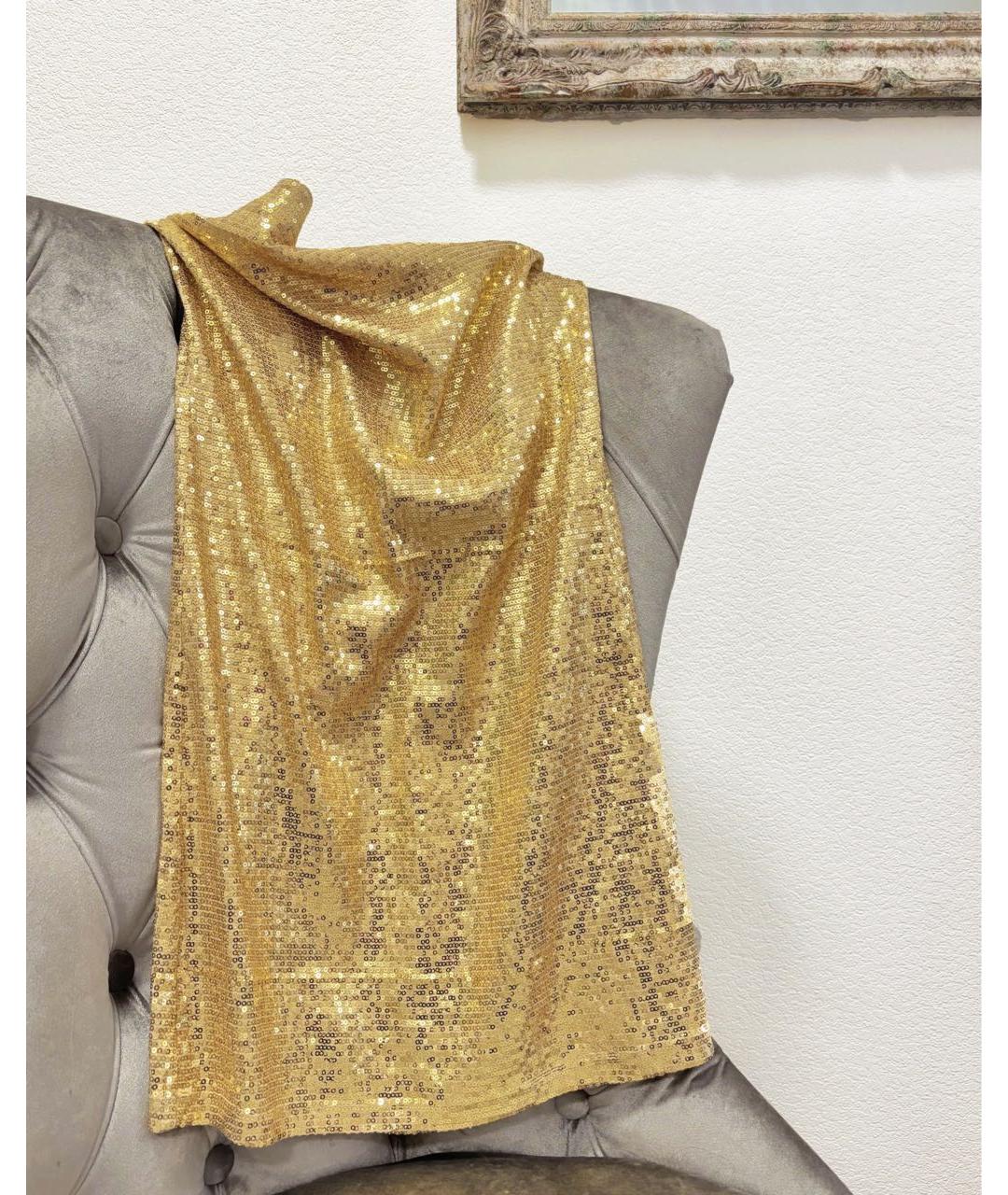 GIORGIO ARMANI Золотое синтетическое вечернее платье, фото 7