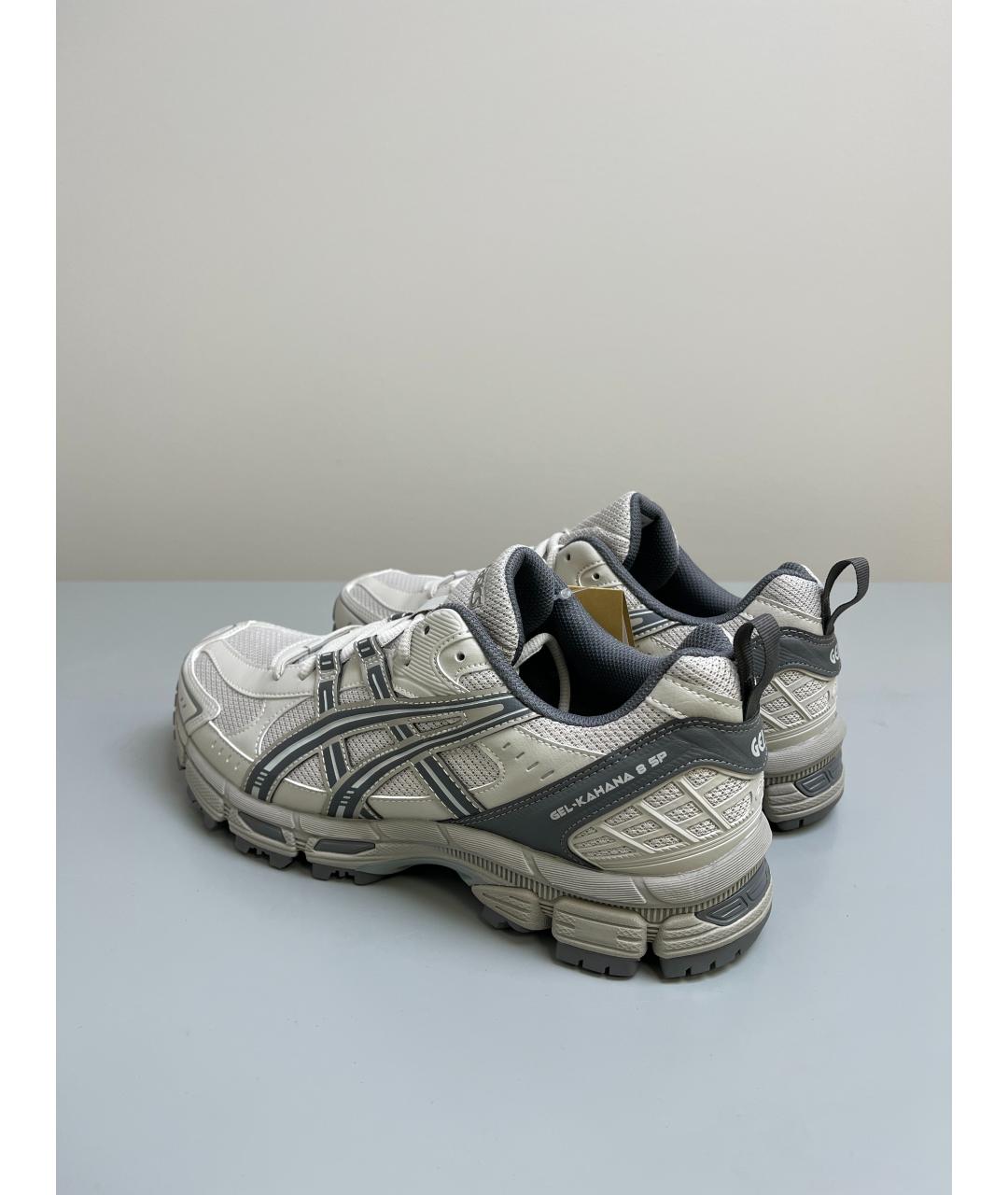 ASICS Бежевые текстильные низкие кроссовки / кеды, фото 3