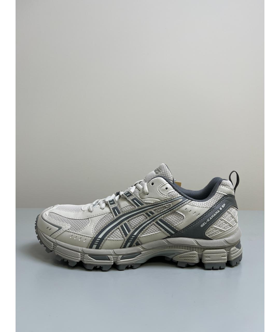 ASICS Бежевые текстильные низкие кроссовки / кеды, фото 5