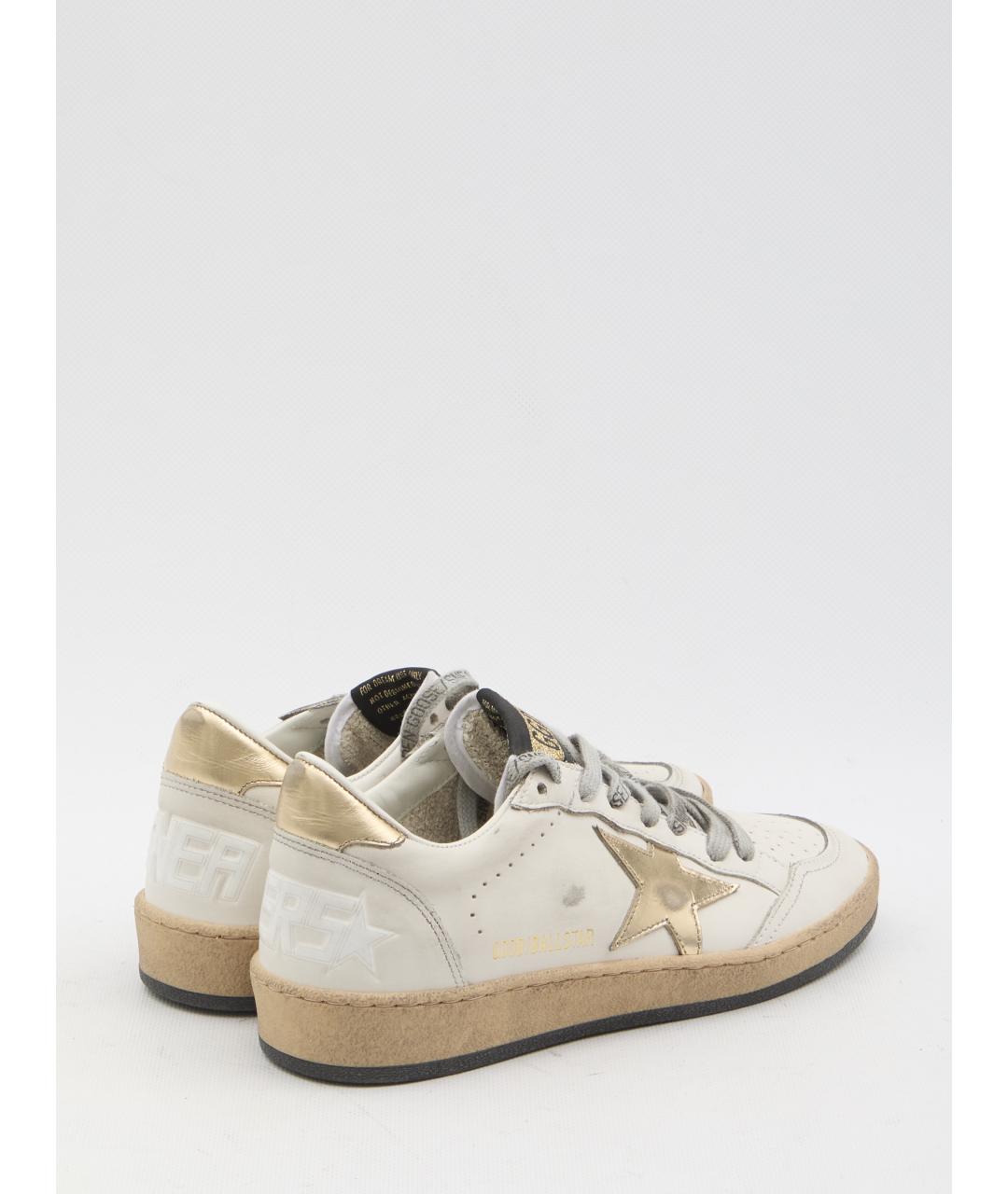 GOLDEN GOOSE DELUXE BRAND Белые кожаные кеды, фото 3