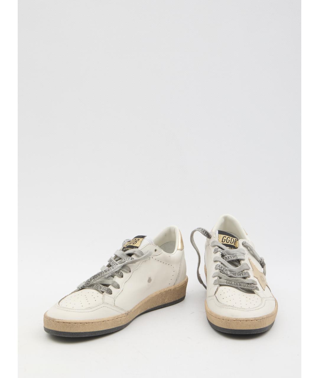 GOLDEN GOOSE DELUXE BRAND Белые кожаные кеды, фото 5