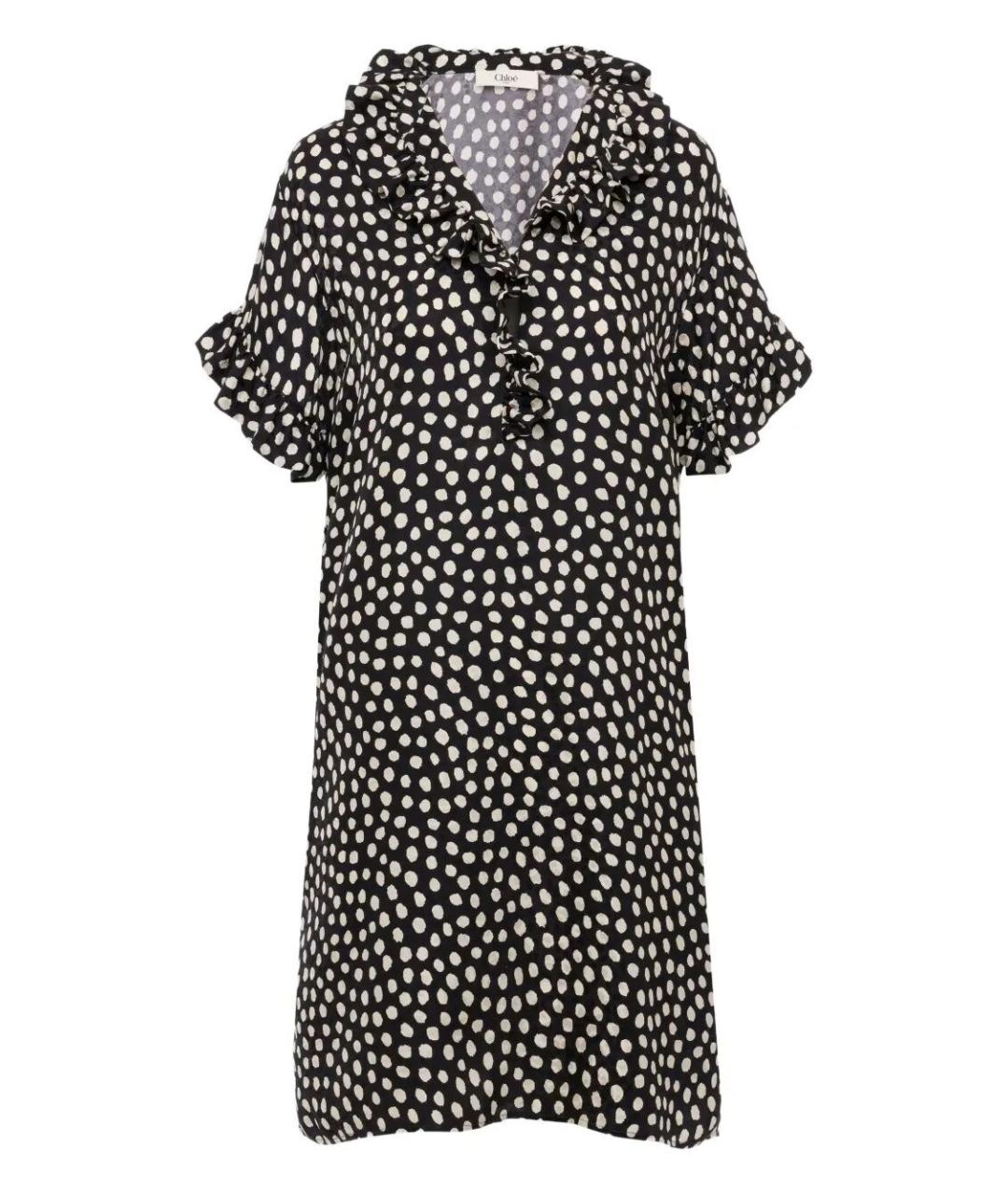 CHLOE Мульти шелковое повседневное платье, фото 1