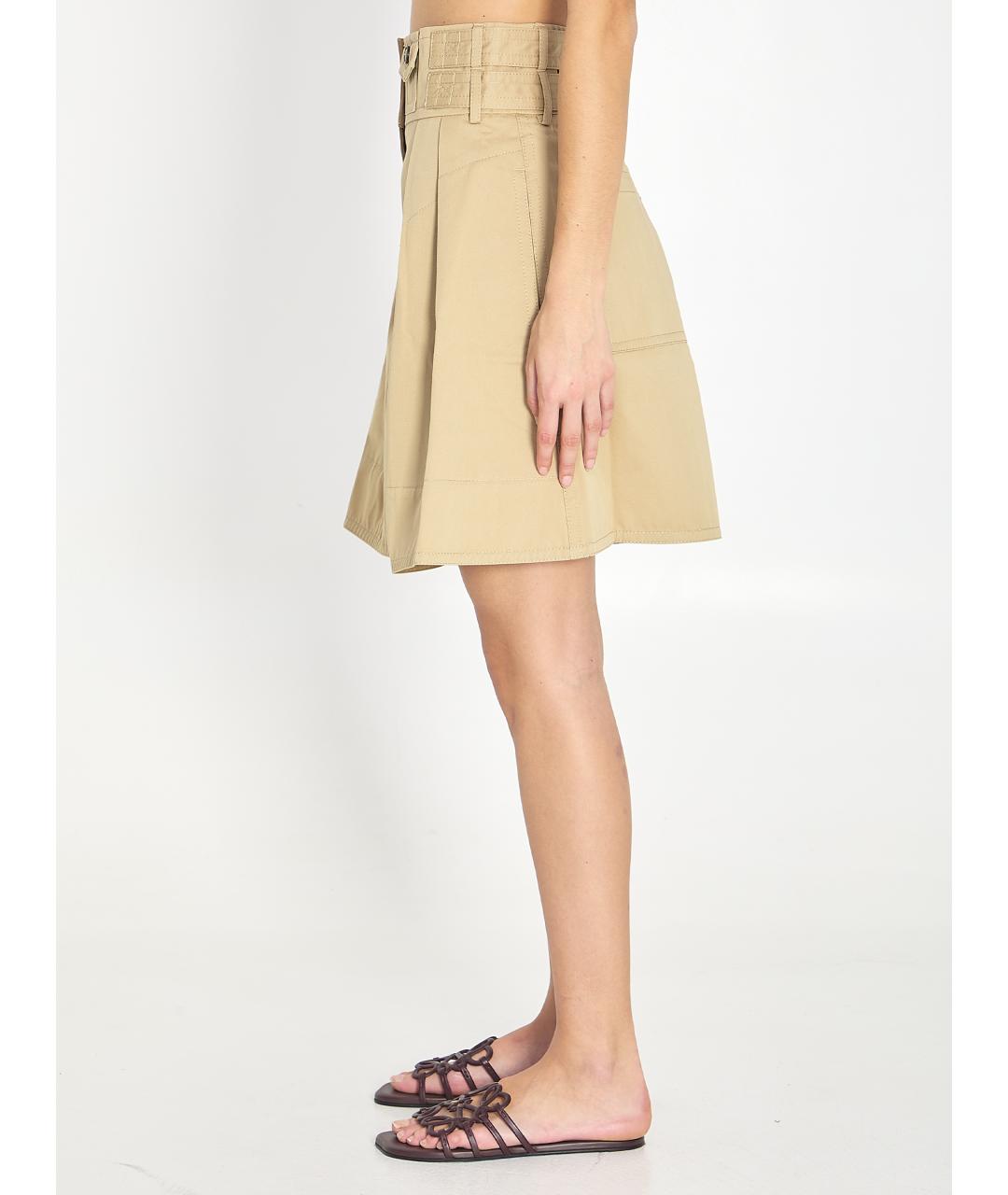 ZIMMERMANN Бежевые хлопковые шорты, фото 4