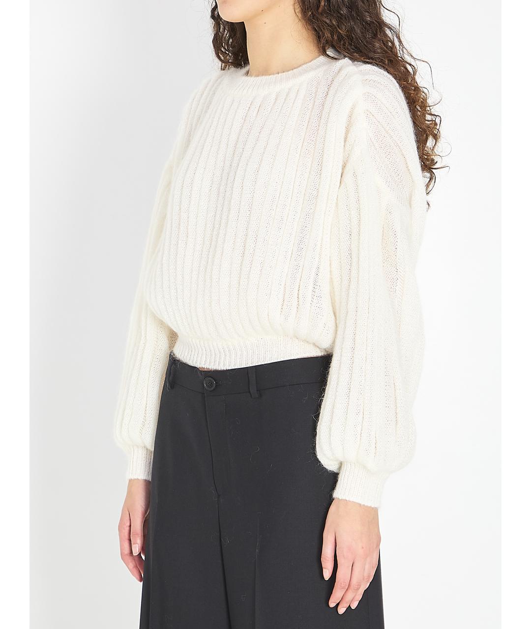 LOEWE Белый шерстяной джемпер / свитер, фото 3