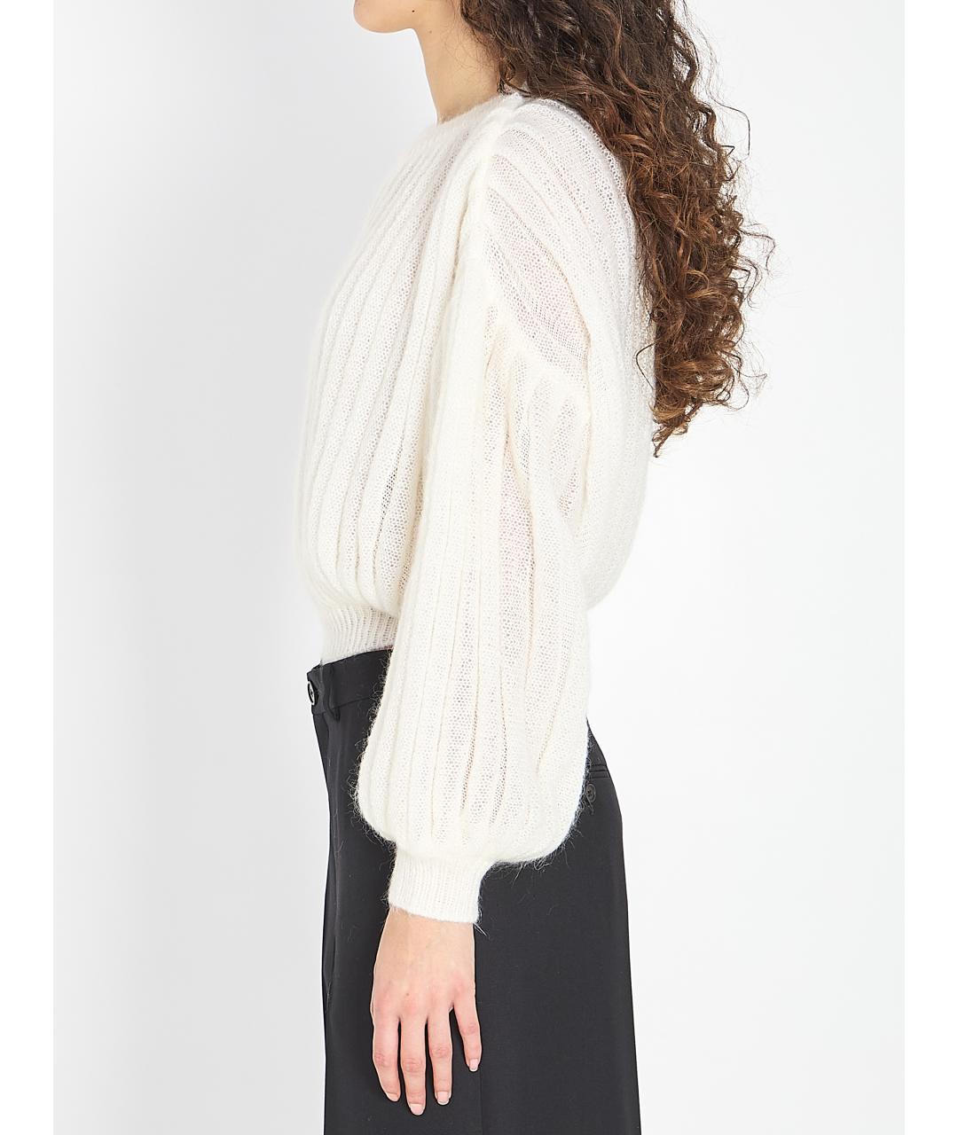 LOEWE Белый шерстяной джемпер / свитер, фото 4