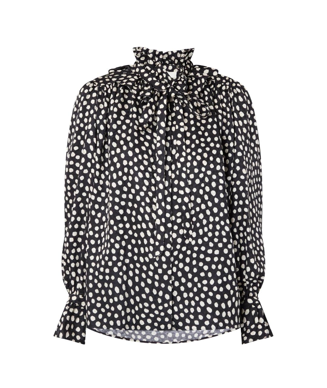 CHLOE Черная шелковая рубашка, фото 1