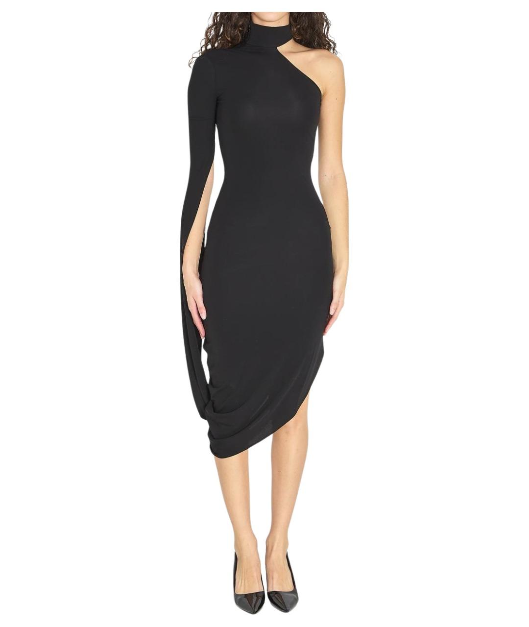 ALEXANDER WANG Черное вискозное платье, фото 1