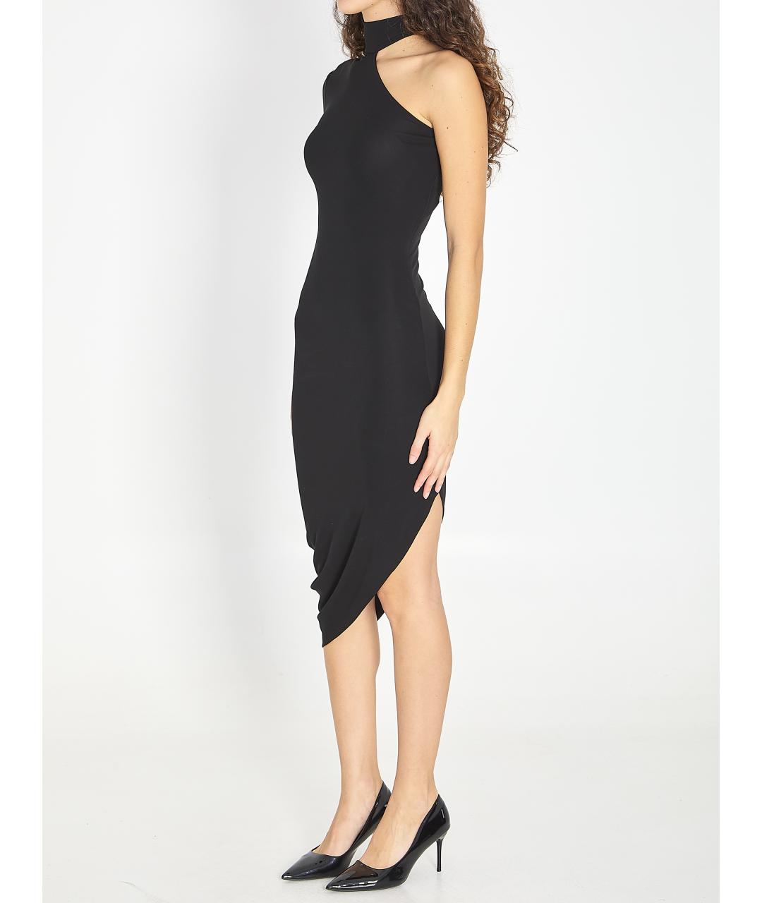 ALEXANDER WANG Черное вискозное платье, фото 2