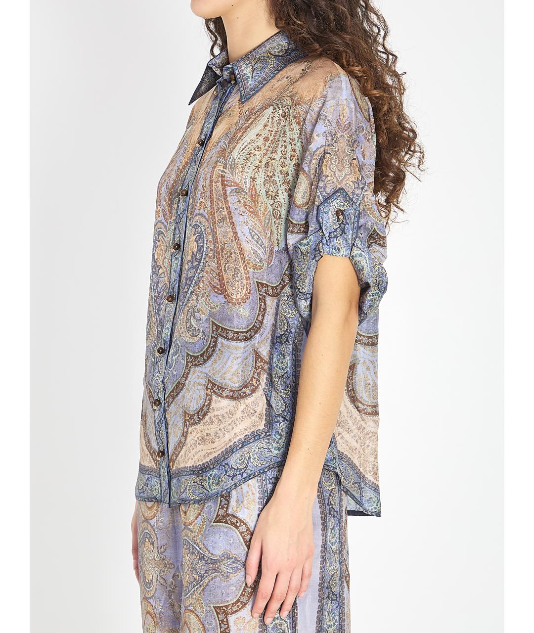 ZIMMERMANN Мульти шелковая рубашка, фото 3