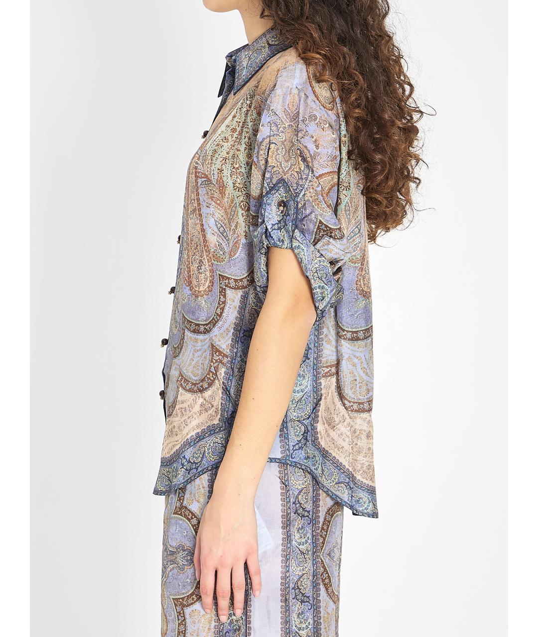 ZIMMERMANN Мульти шелковая рубашка, фото 4