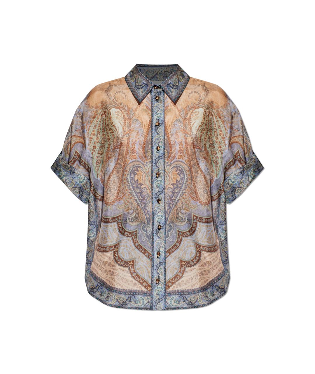 ZIMMERMANN Мульти шелковая рубашка, фото 1