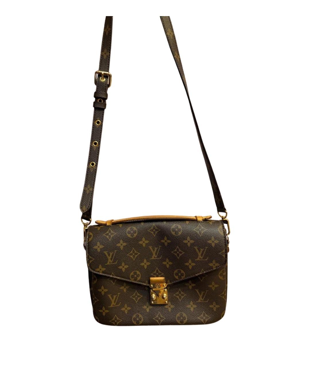 LOUIS VUITTON Коричневая сумка через плечо, фото 1
