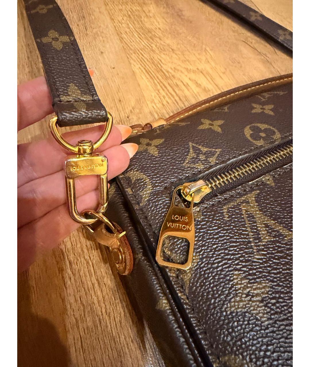 LOUIS VUITTON Коричневая сумка через плечо, фото 5