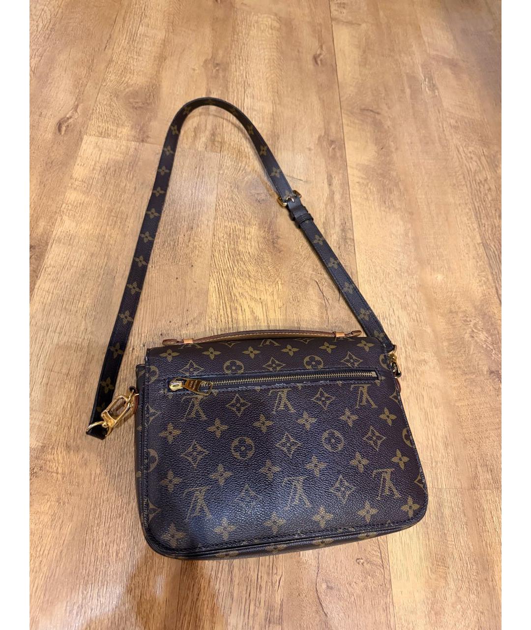 LOUIS VUITTON Коричневая сумка через плечо, фото 3