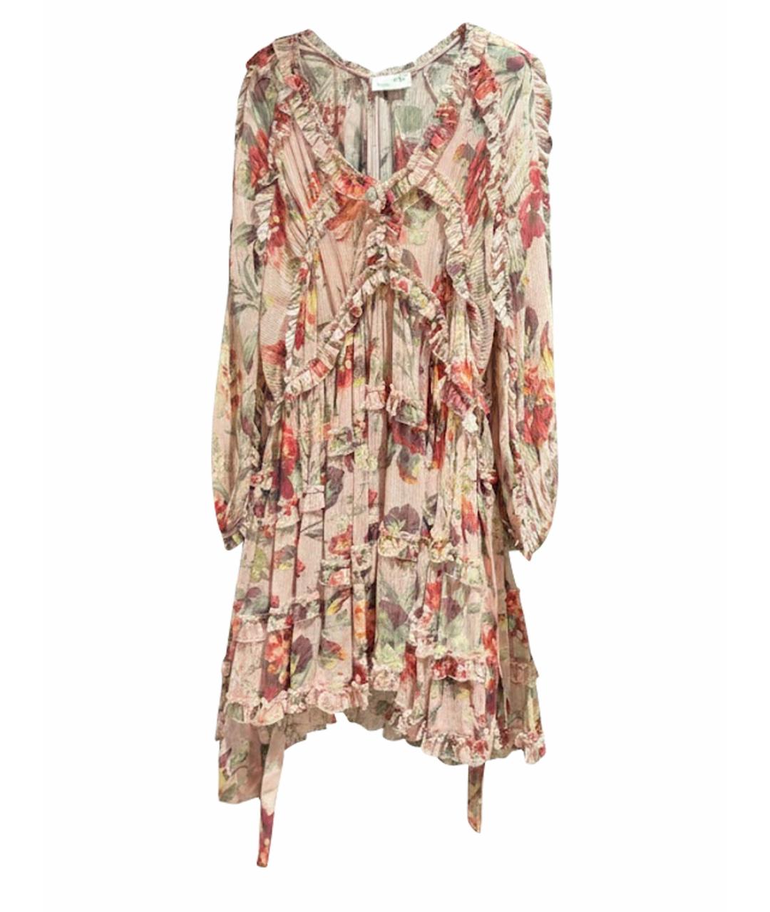 ZIMMERMANN Розовое повседневное платье, фото 1