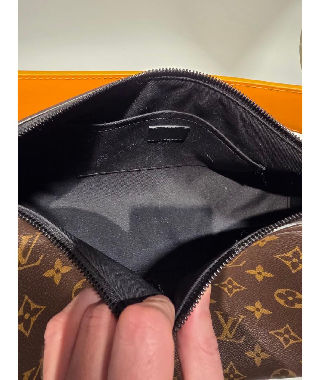 LOUIS VUITTON Коричневая сумка на плечо, фото 6