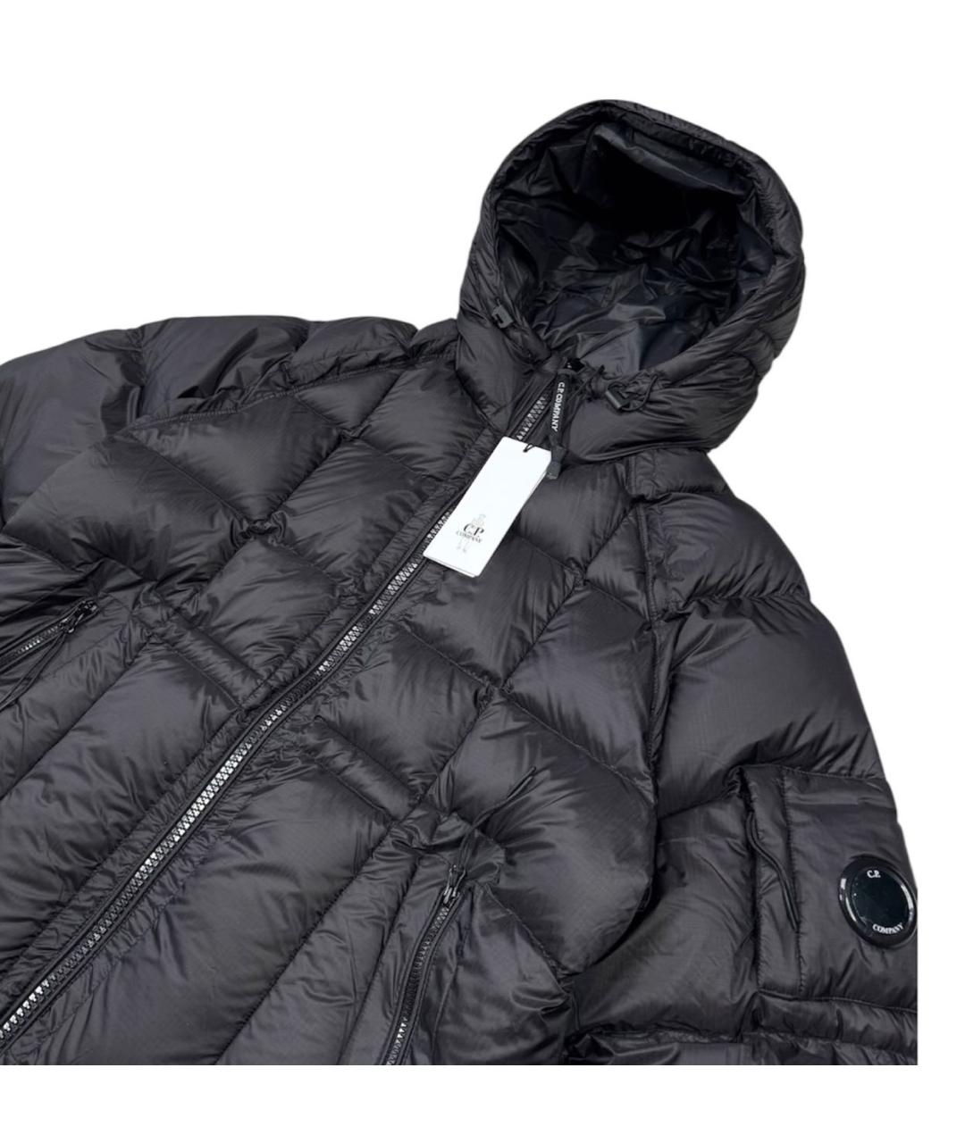 CP COMPANY Черный полиамидовый пуховик, фото 2