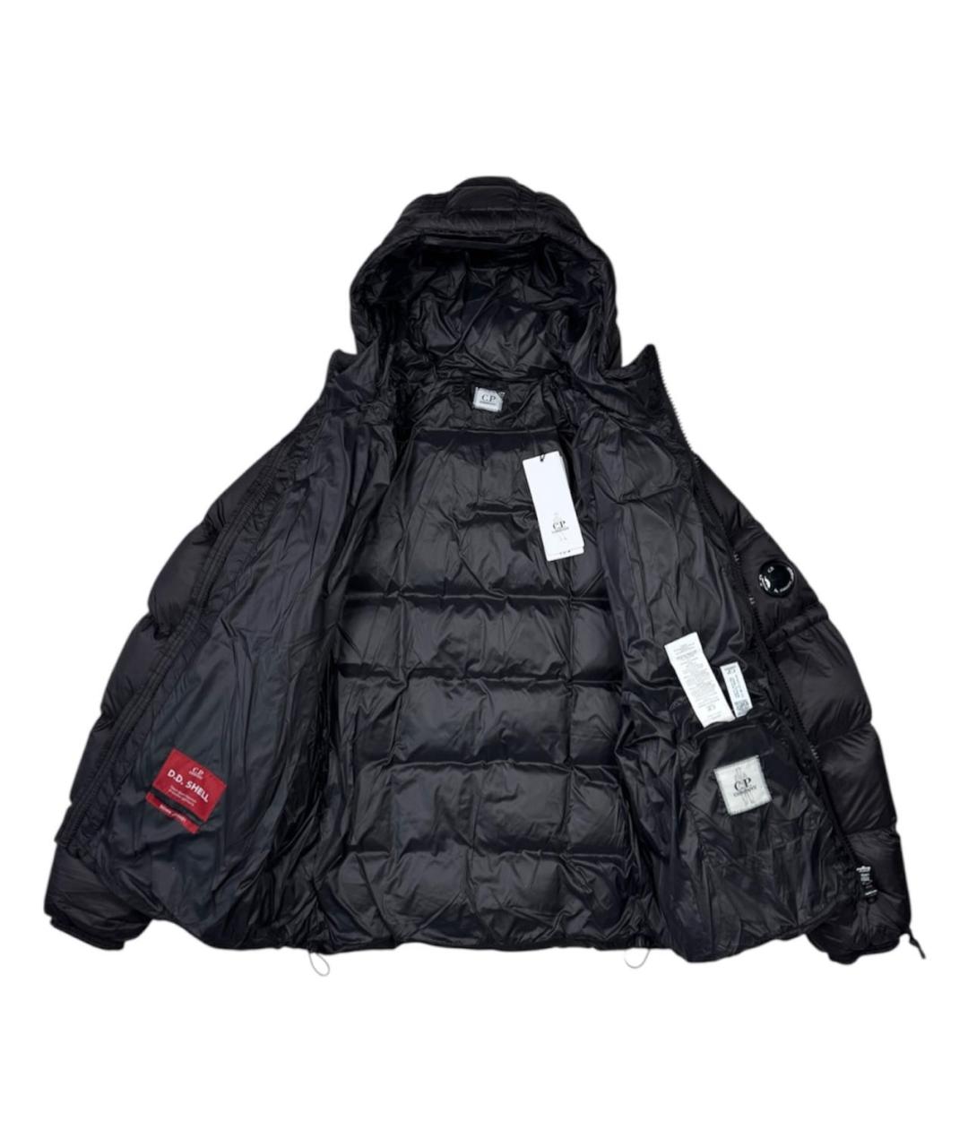 CP COMPANY Черный полиамидовый пуховик, фото 4