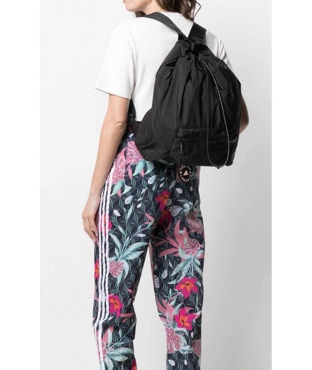 ADIDAS BY STELLA MCCARTNEY Черный тканевый рюкзак, фото 6